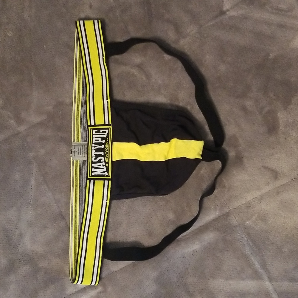 Nasty Pig Jock - Large - Black/Yellow